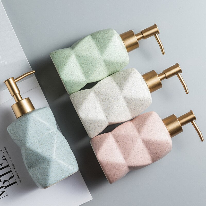 300ml Color Ceramic Soap Bottle