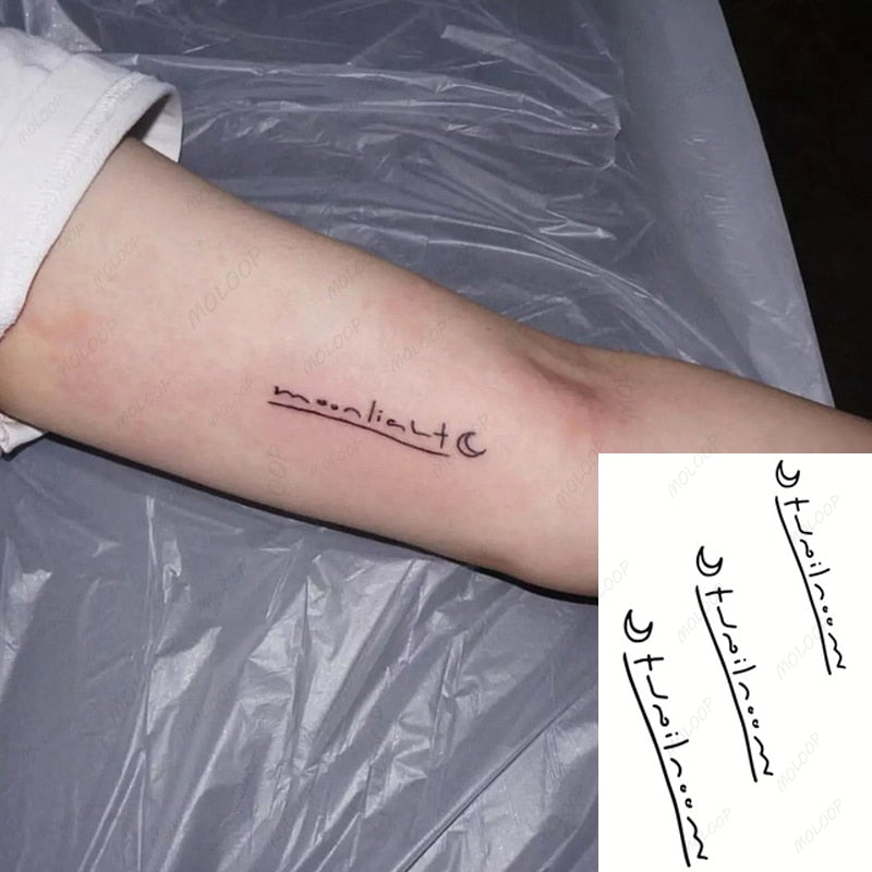 Waterproof SticketTattoo Red Heart