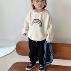Cotton Rainbow Pullover Sweatshirt