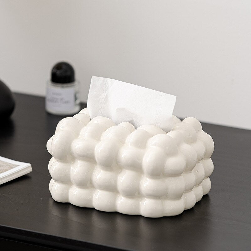 Cotton Candy Ceramic Tissue Box