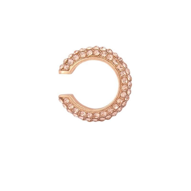 Pearl Ear Cuff Rhinestone Earrings