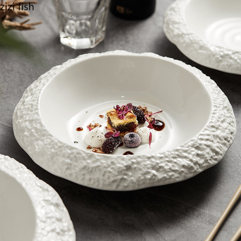Ceramic Pattern Dinner Bowl