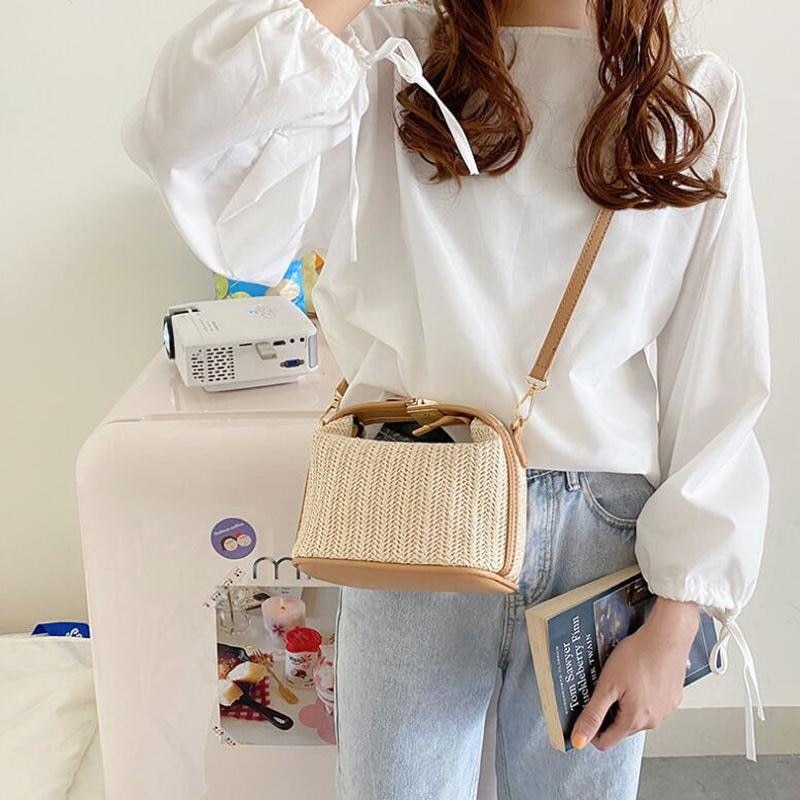 Small Knitting Crossbody Bag