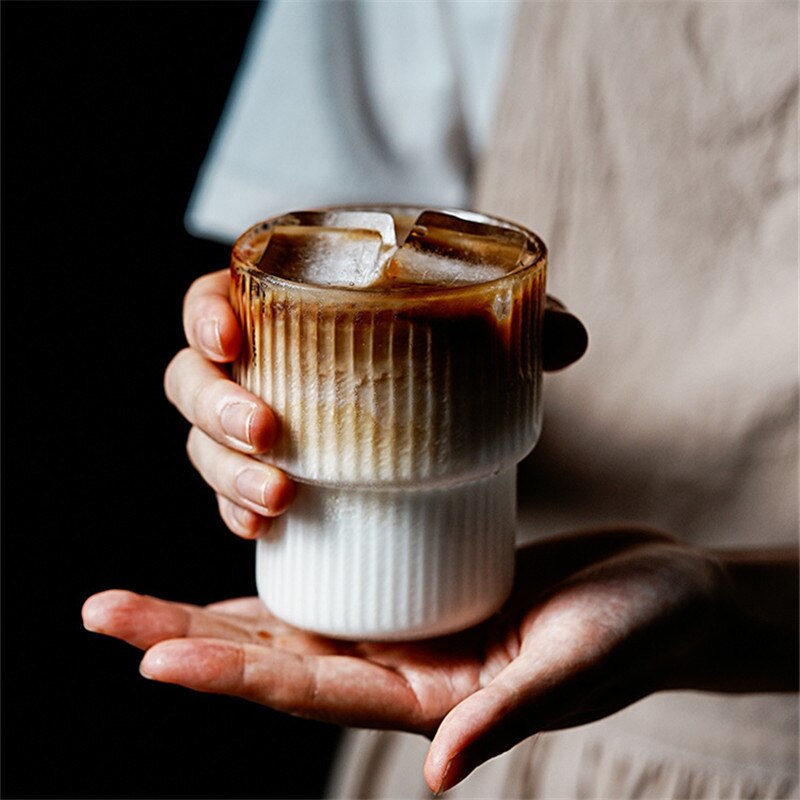Glass Cold Coffee Cup