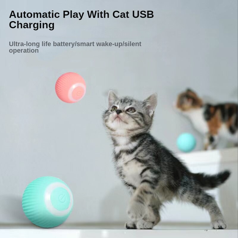 Smart Automatic Cat Rolling Ball