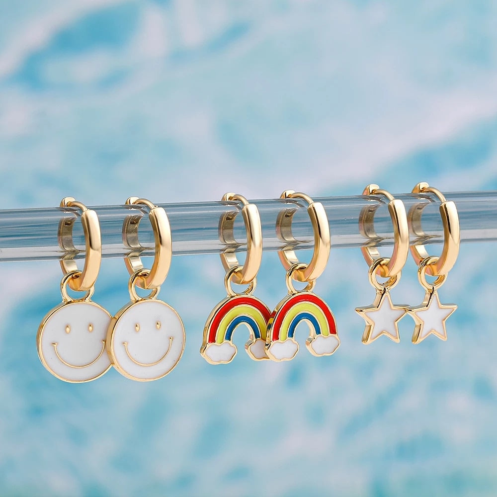 Gold Huggies  Earring
