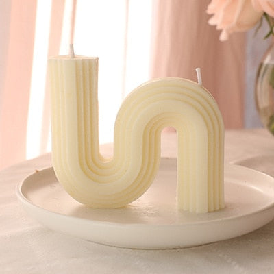 U-Shaped Home Decorative Candle