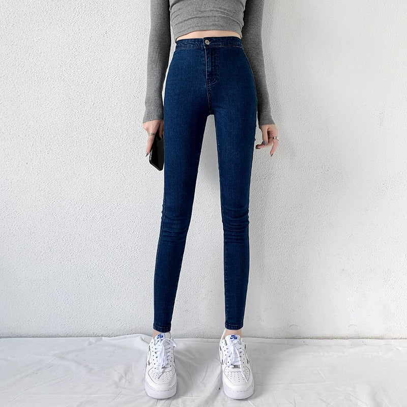 Classic Blue High Waisted Jeans