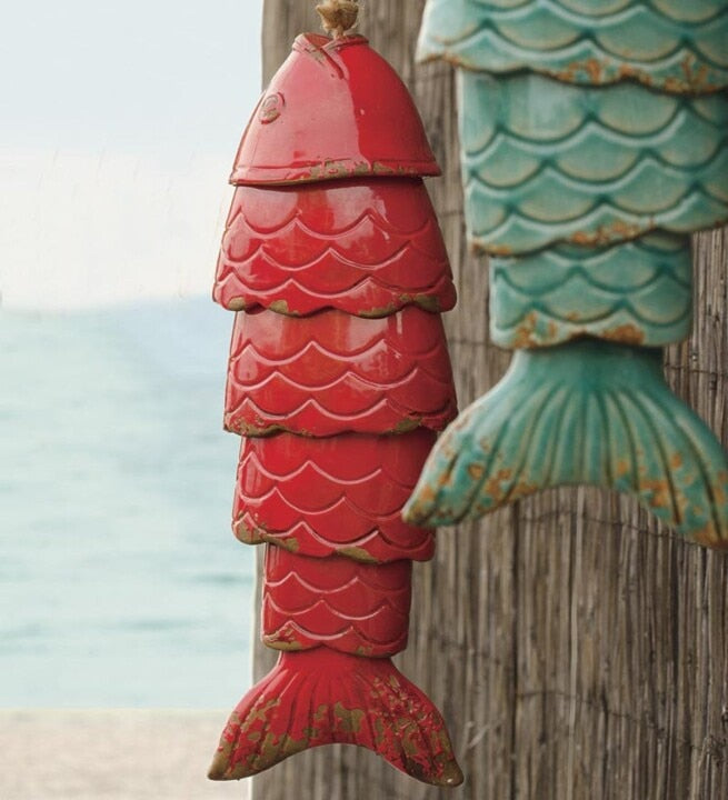Koi Fish Wind Chime Pendant