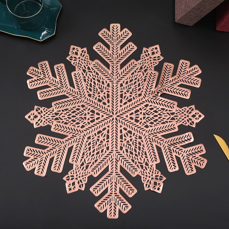 Christmas Snowflake Gold/Silver Tablemat