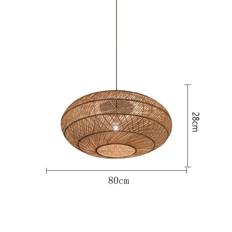 Handmade Rattan Hanging Lamp