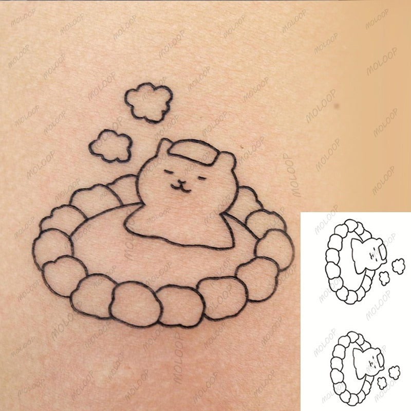 Waterproof SticketTattoo Red Heart