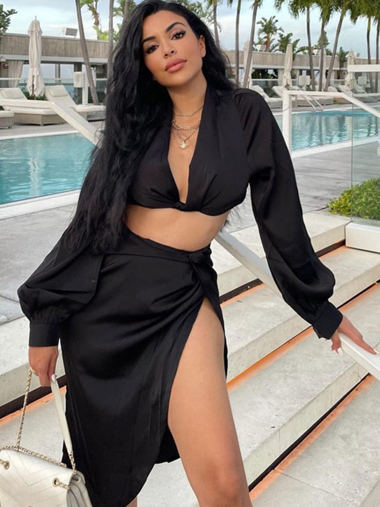 Satin 2 Piece Set