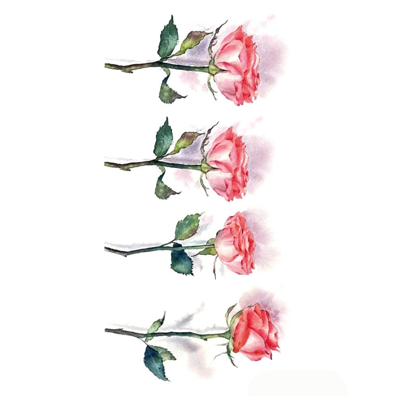 Flower Tattoo Sticker