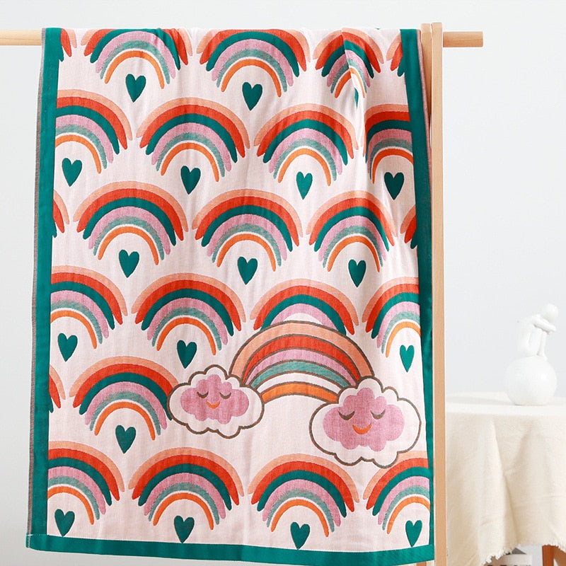 Cotton Absorbent Rainbow Towel