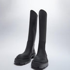 Knee-High Chelsea Boots