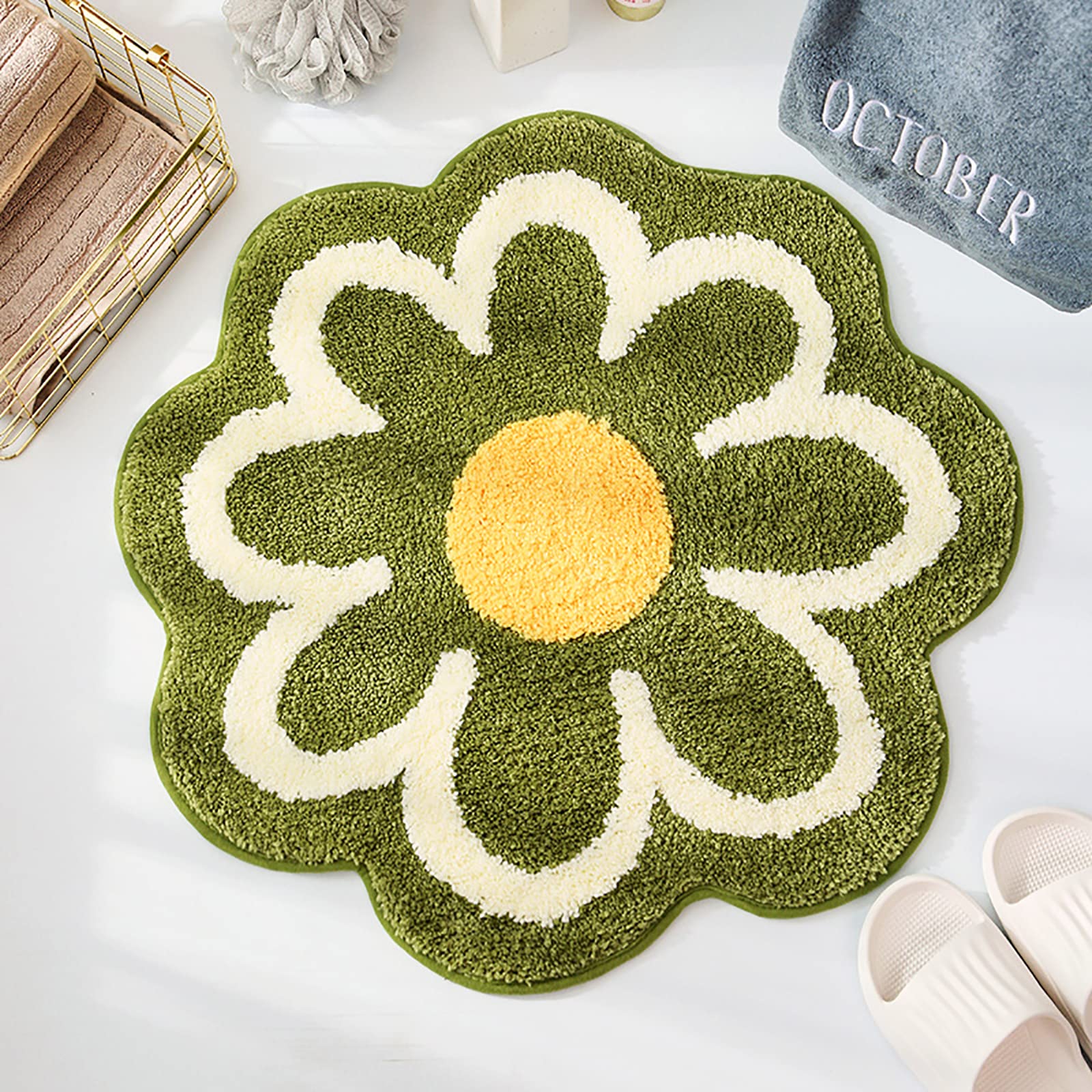 Flower Shape Non-slip Bathroom Mat