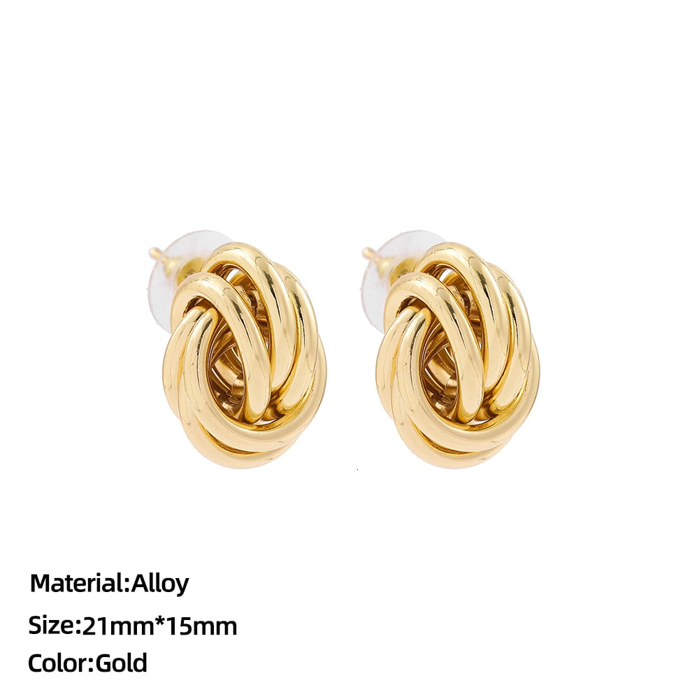 Classic Circle Hoop Earrings