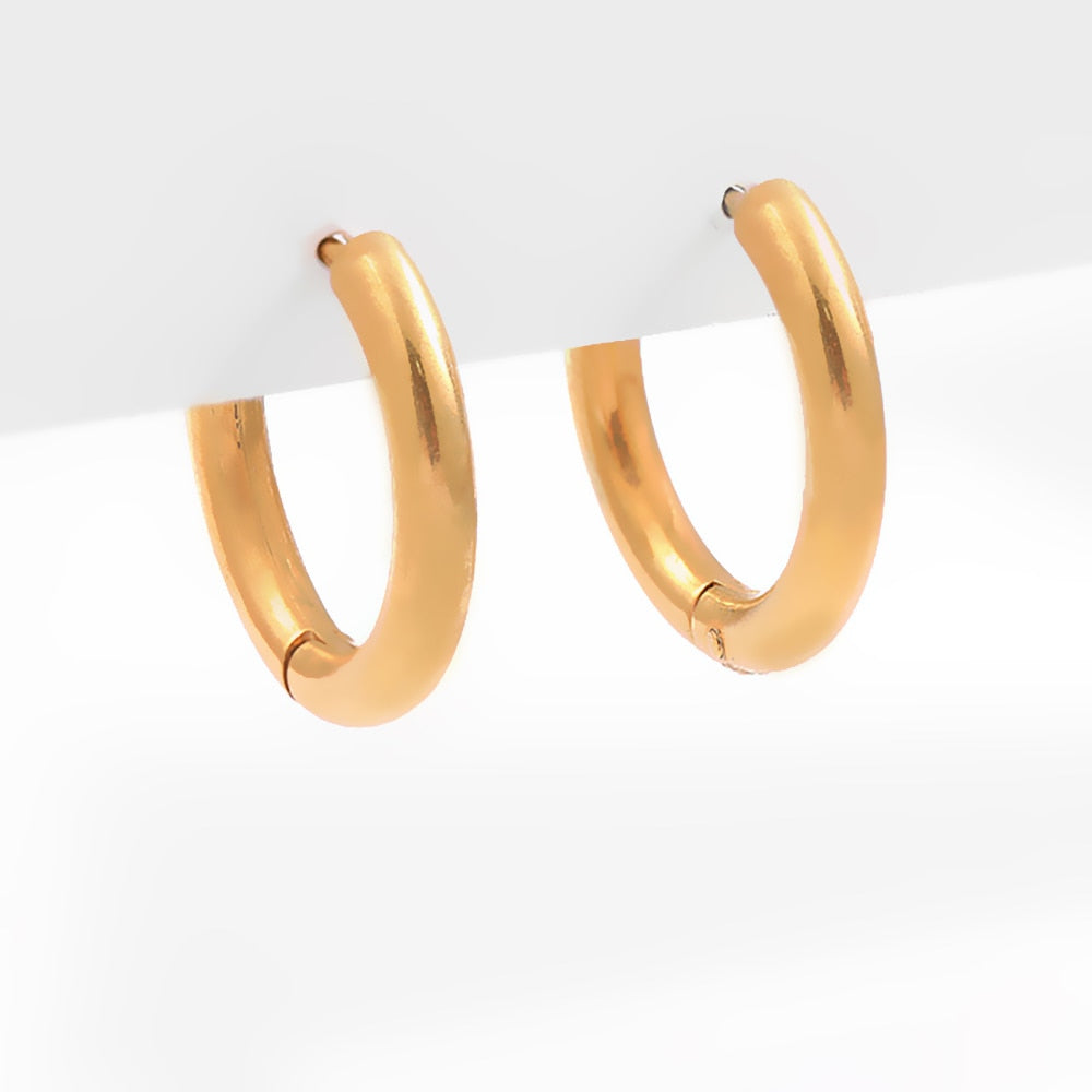 Gold Hoop Earrings