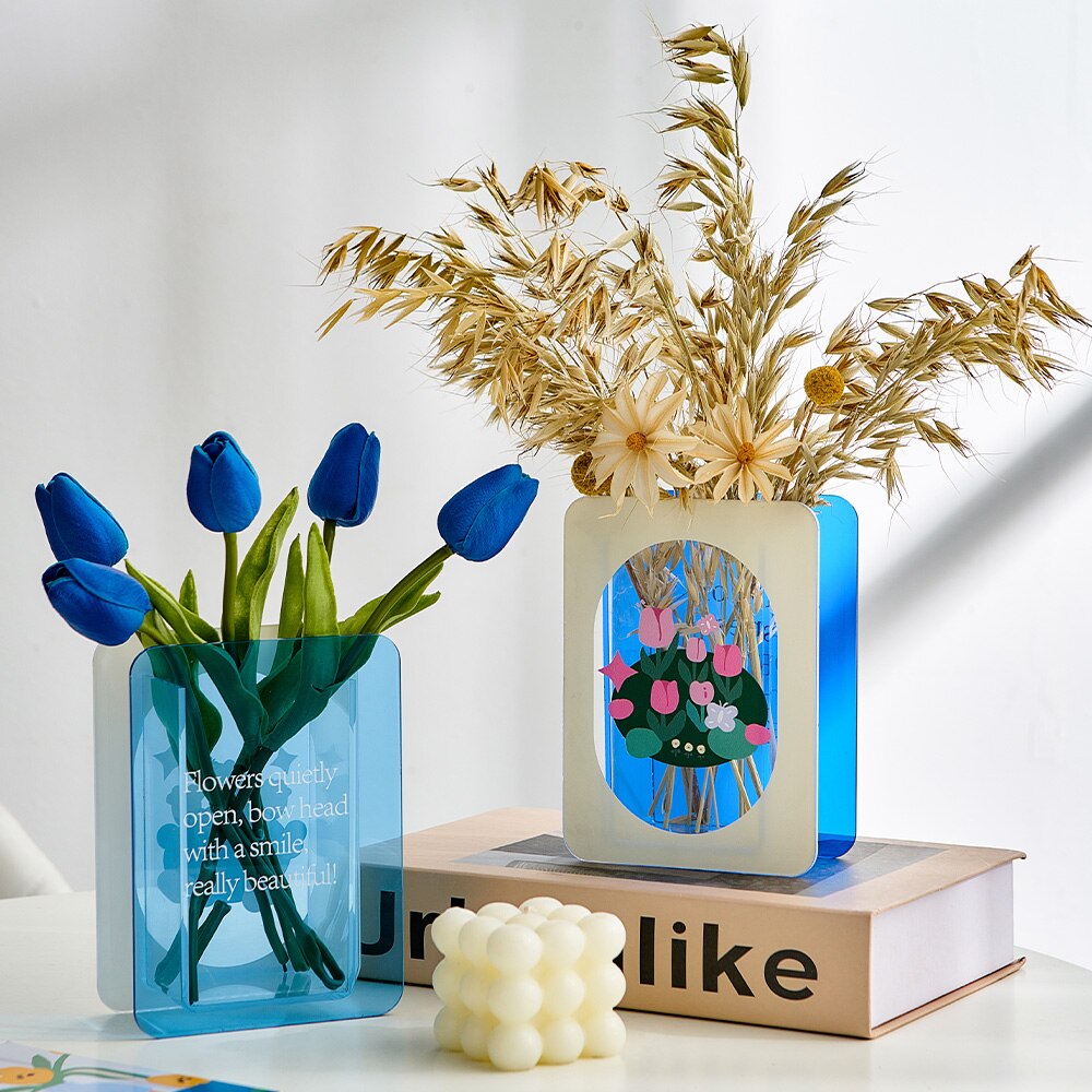 Multicolor Acrylic Vases
