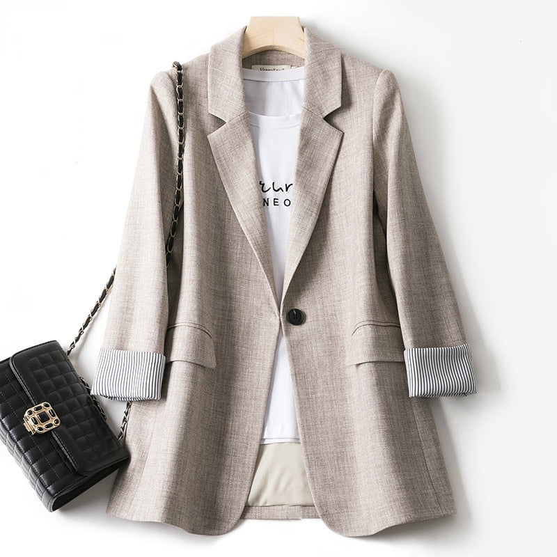 Minimalist Long Sleeve Blazer