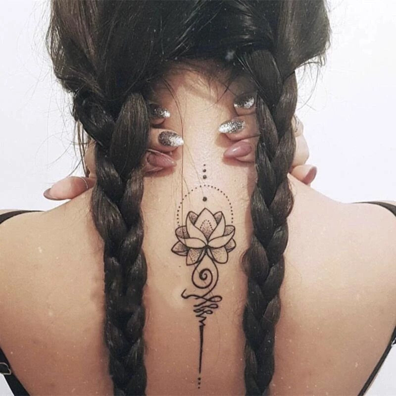 Rune Tattoo Back Spine Sticker