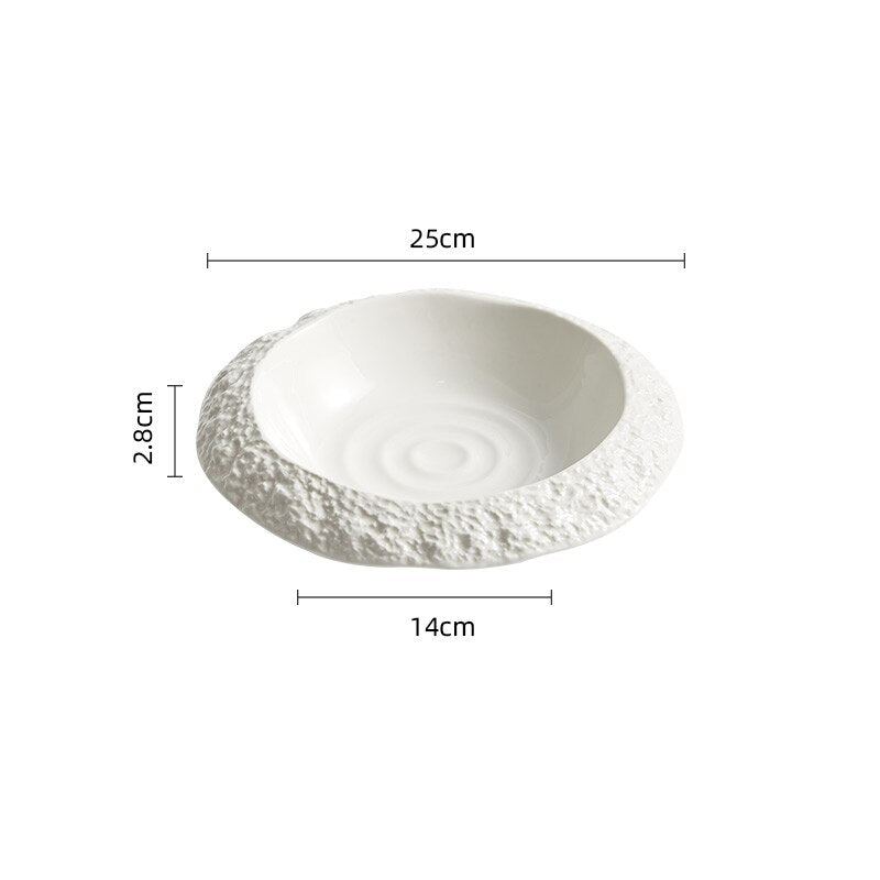Ceramic Pattern Dinner Bowl