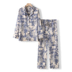 Casual Silk  Two-piece Pajama Set