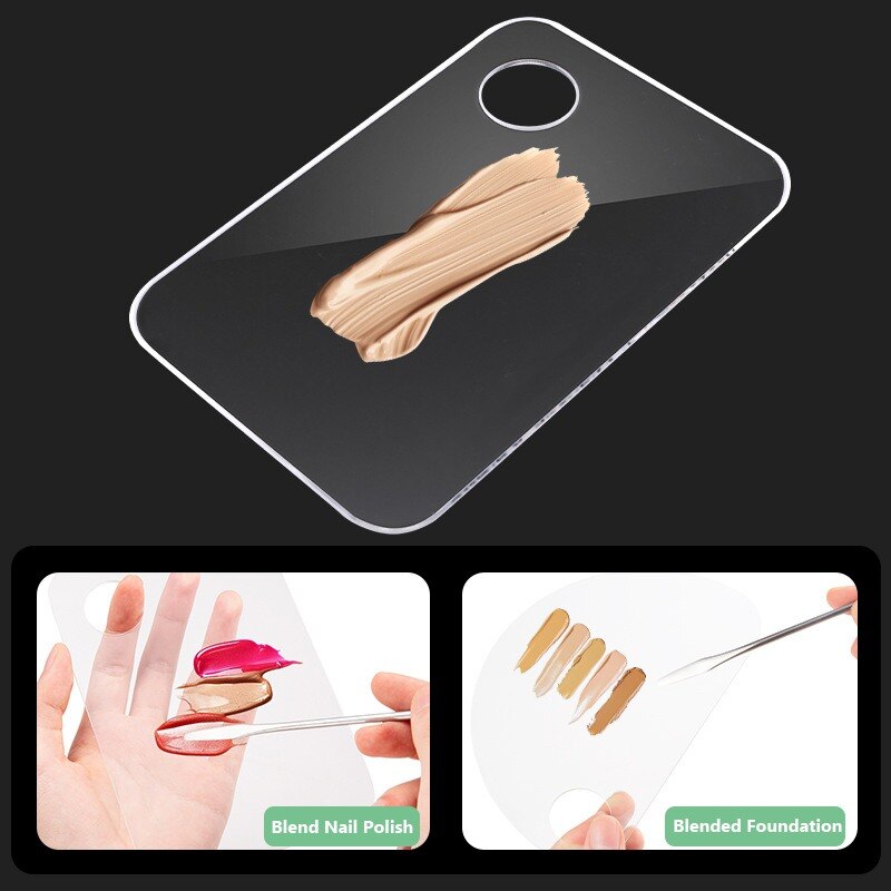 Acrylic Makeup Palette Stainless Spatula