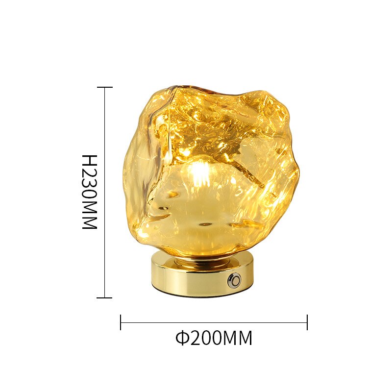 Lava Glass Table Lamp
