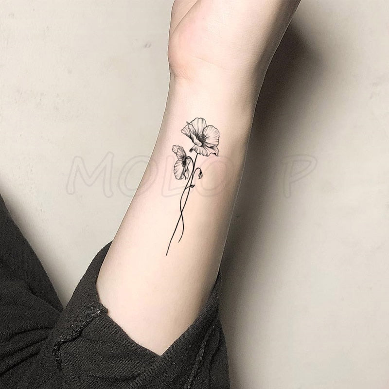 Flower Tattoo Sticker