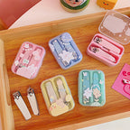 2PCs Set Cute Stainless Steel Nail Clipper
