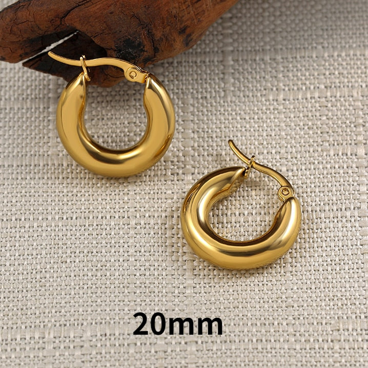 Gold Hoop Earrings