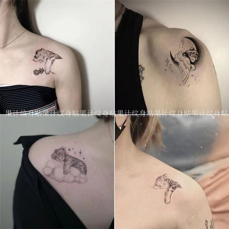 15pc/Set Small Animals Tattoo Kits Stickers