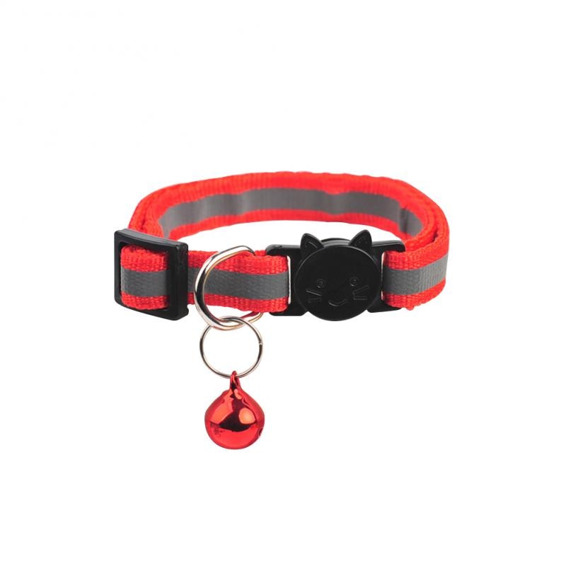 1Pc Pet Collar Reflective With Bell