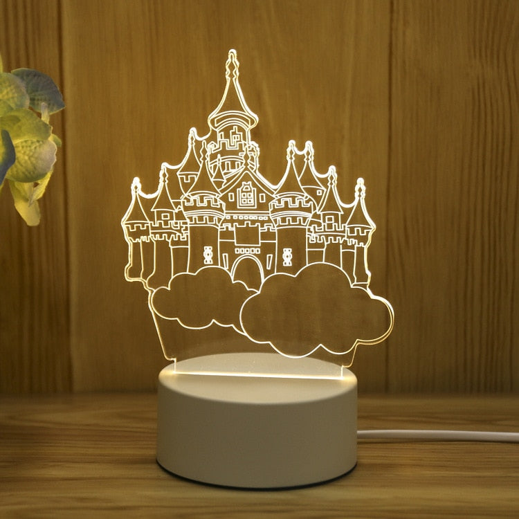 Christmas 3D Acrylic Night Light
