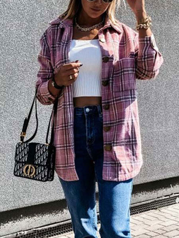 Plaid Jacket Women