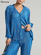 Cardigan Two-Piece Loose Set