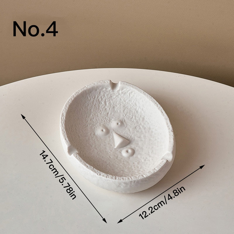 Ceramic Face Ashtray