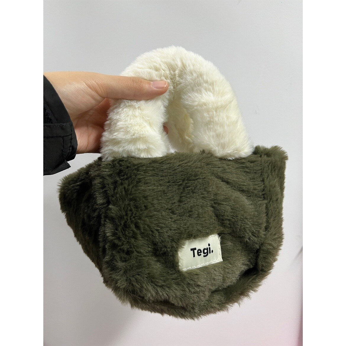 Faux Fur Small Tote Bag