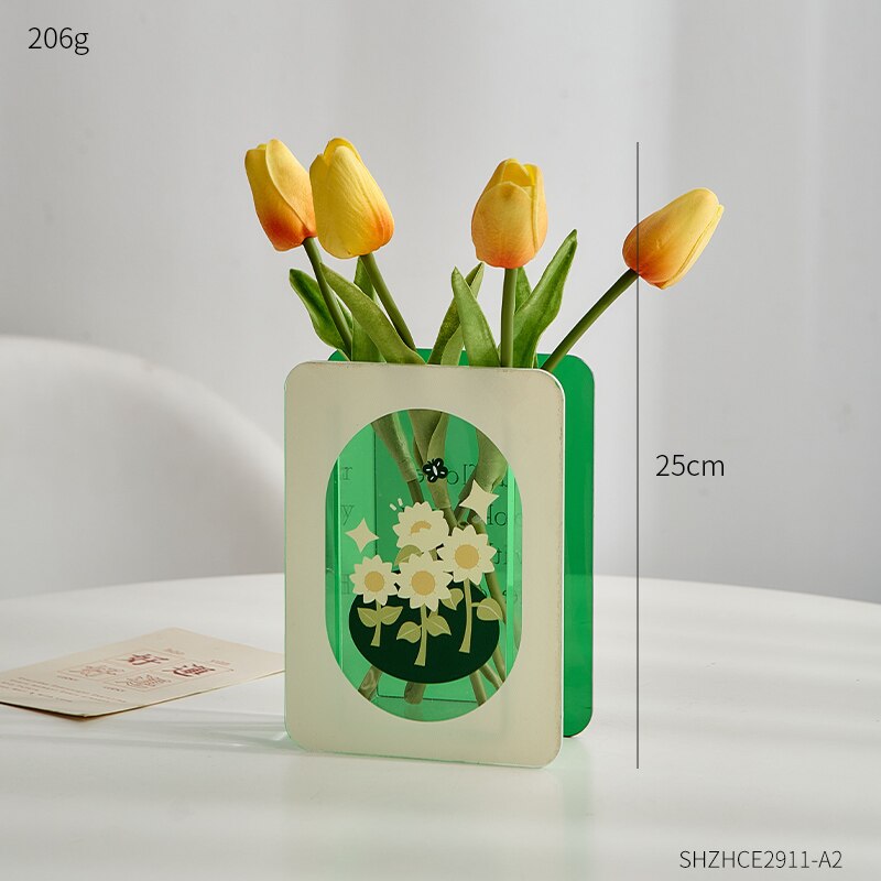 Multicolor Acrylic Vases