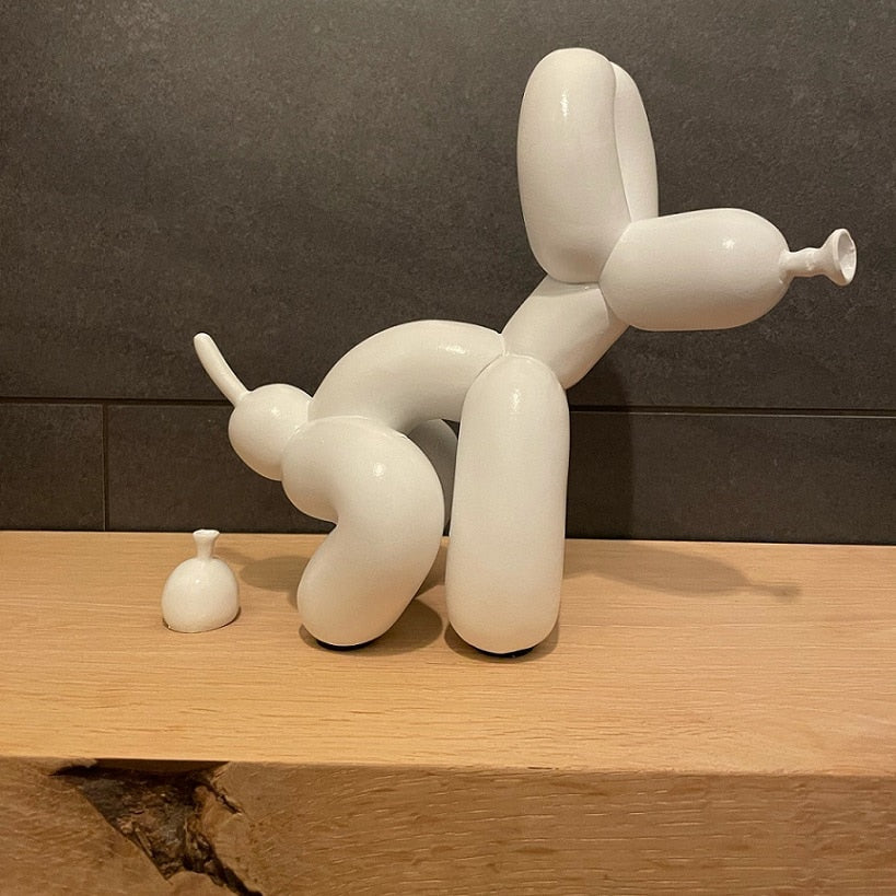 Balloon Dog Doggy Poo Sculpture