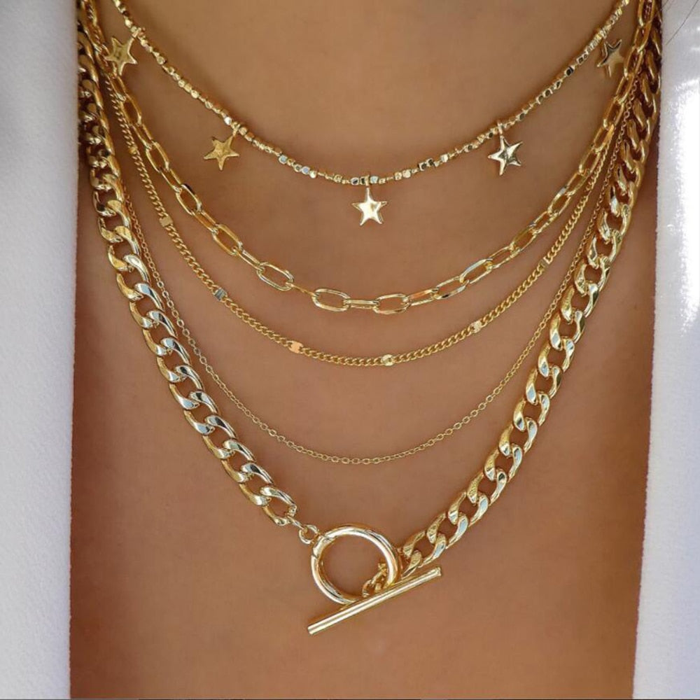 Moon Gold Necklace