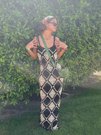 Knitted Crochet Maxi Dress