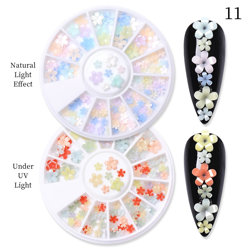 Mixed Nail Rhinestone Nail Art
