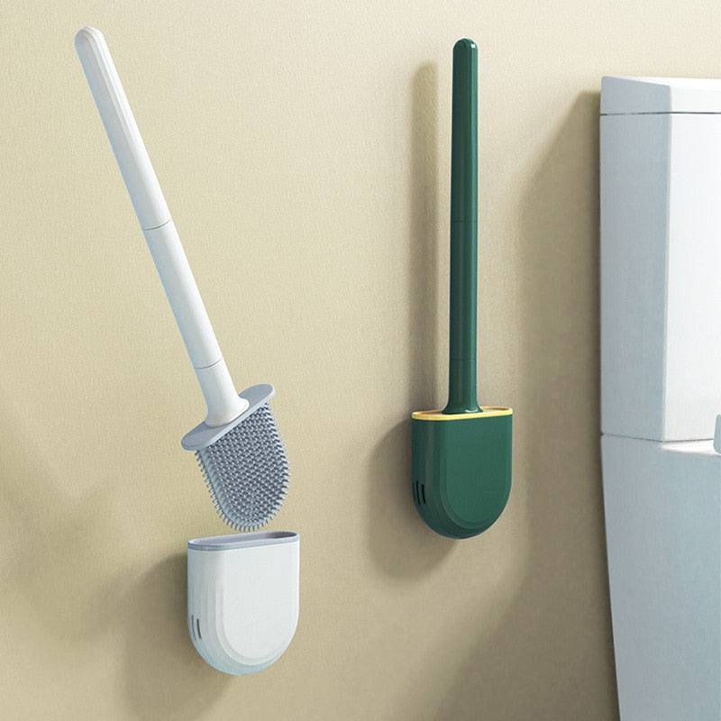 Silicone Toilet Brush Wall-Mounted