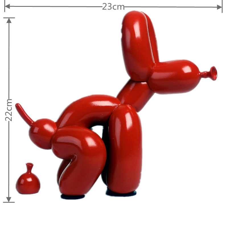Balloon Dog Doggy Poo Sculpture