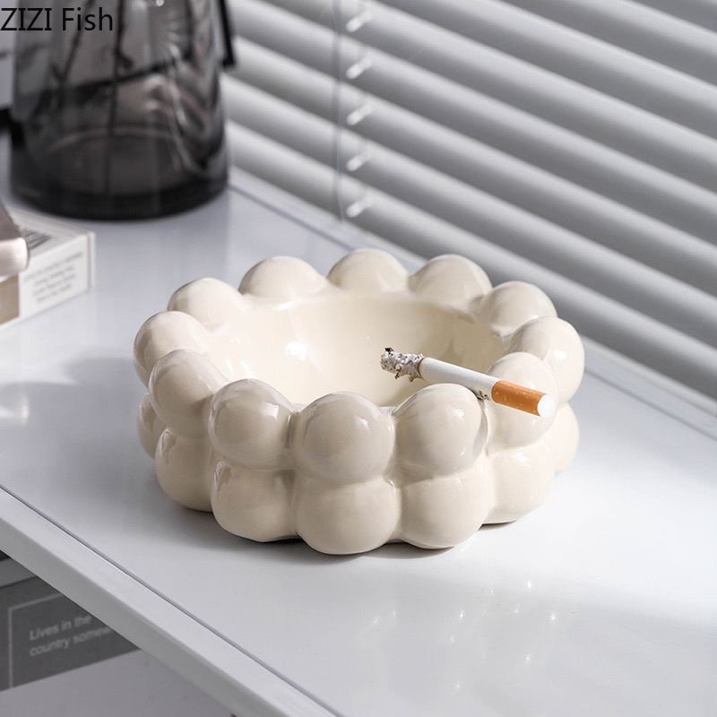 Abstract Ceramic Ashtray