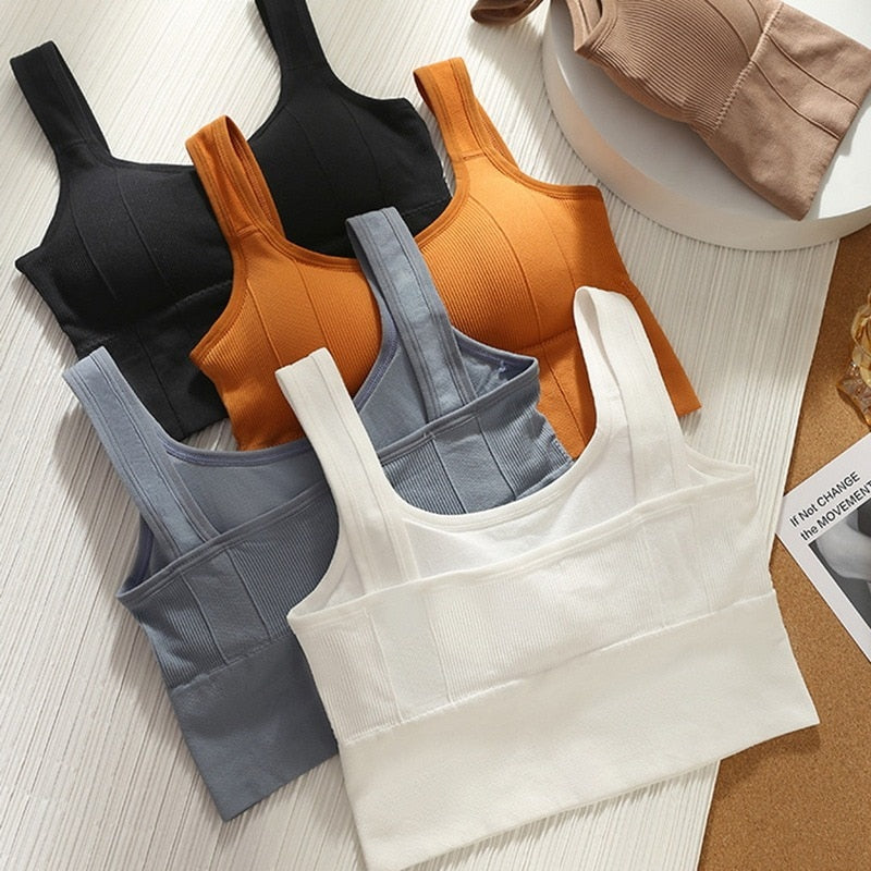 Breathable Sports Bra Crop Top