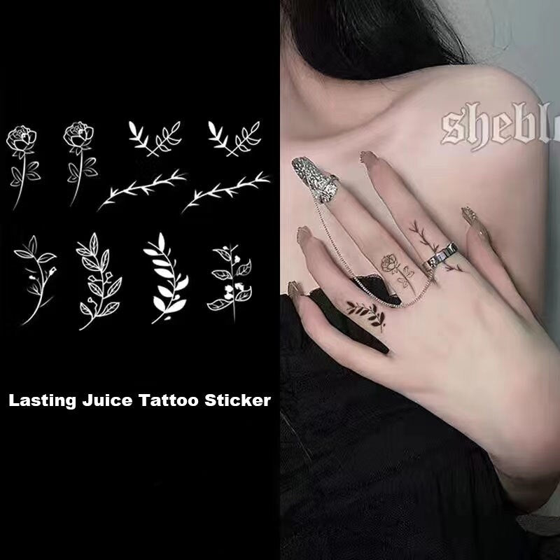 Butterfly Finger Sticker Tattoo